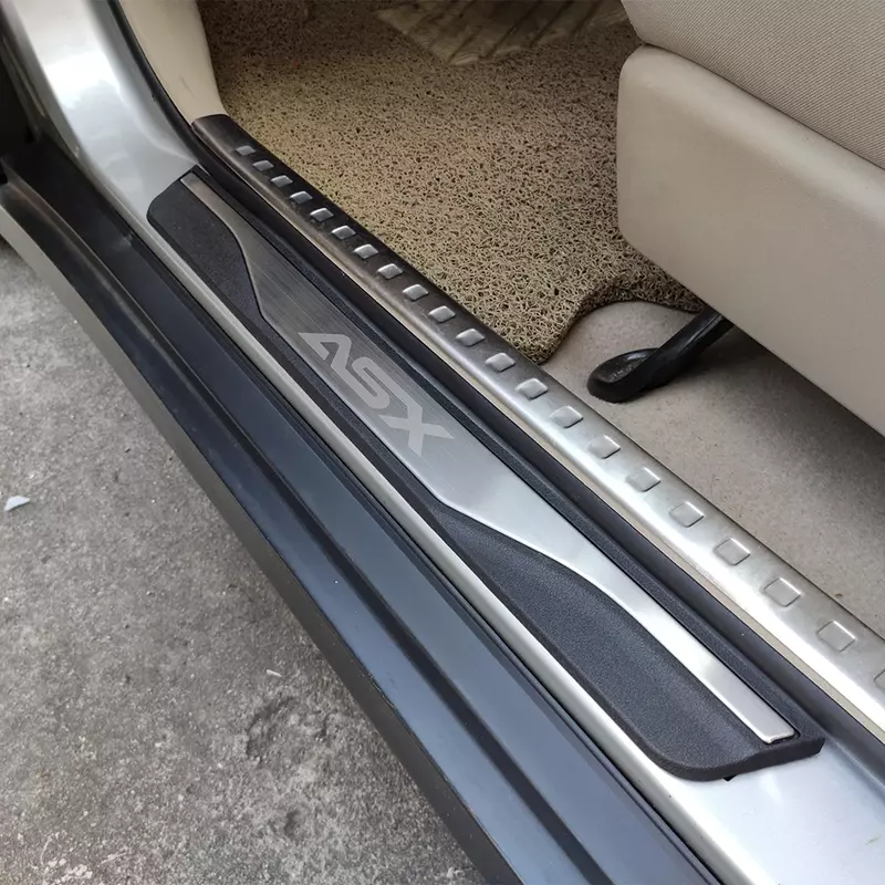 Protector de placa de desgaste para umbral de puerta de coche Mitsubishi ASX 2023, 2024, 2020, 2015