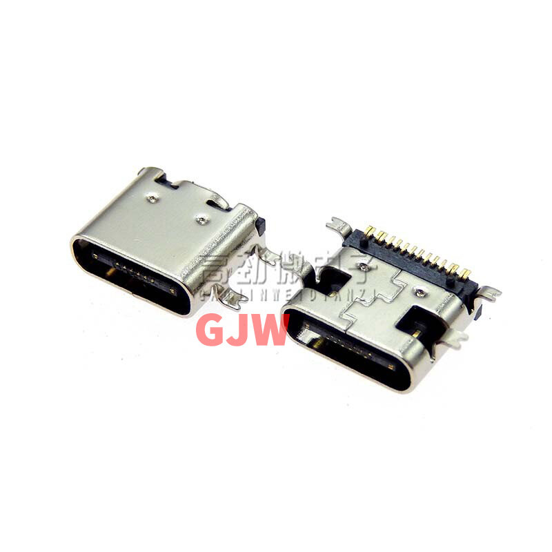 1 pz 16P SMT presa connettore Micro USB tipo C 3.1 femmina SMD DIP per Test PCB Board Design fai da te ricarica ad alta corrente 16pin