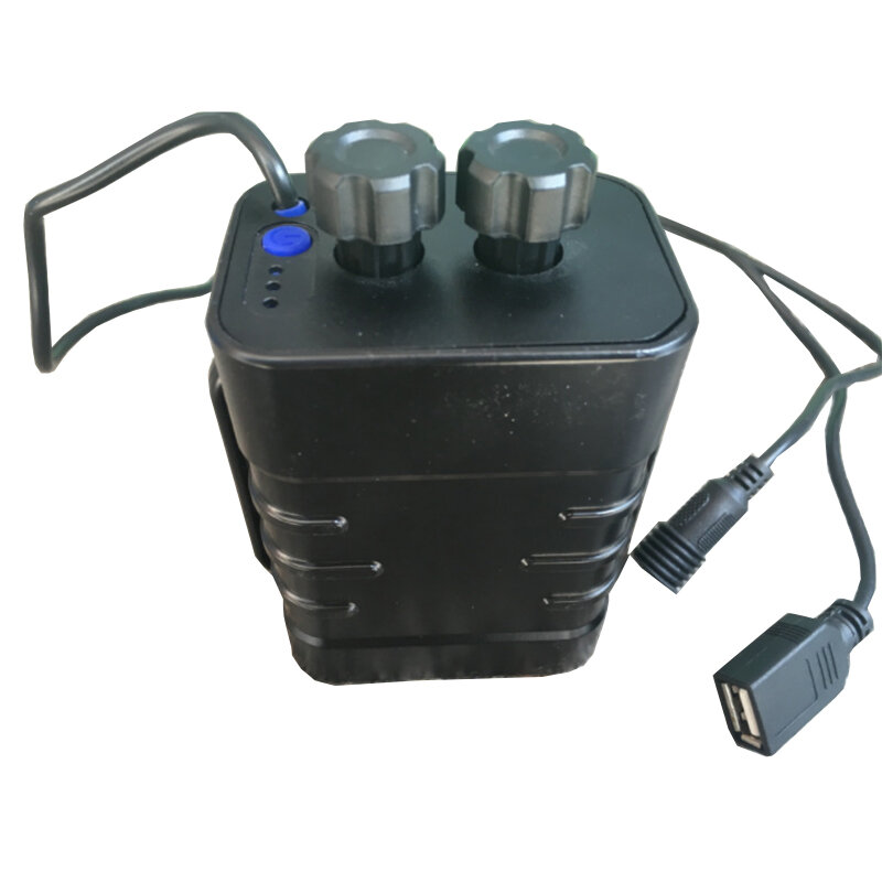 18650 Batterij Box Dc 8.4V Power Banks Case Usb Opladen Mobiele Telefoon Waterdichte Batterij Pack Voor Led Fiets Licht