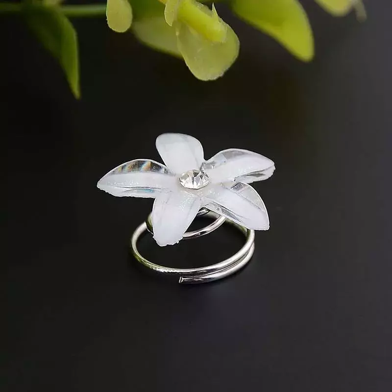 Ncmama 12 sztuk/partia Swirl Spiral Bridal Wedding Twist kryształ kwiat włosów Spin Pins kobiety biżuteria do włosów dziewczyny akcesoria (2cm)