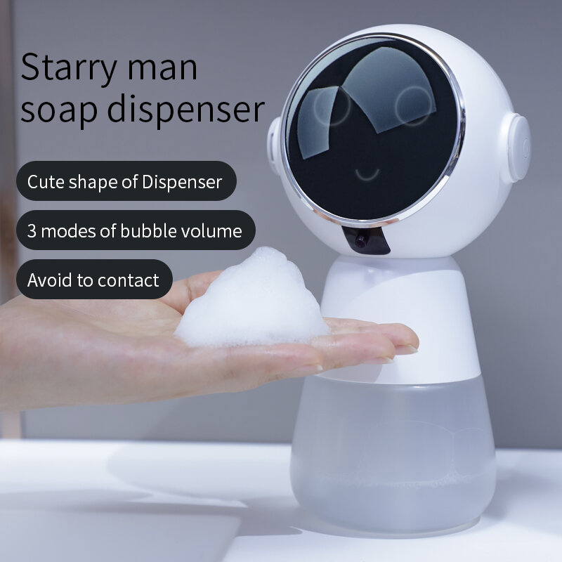 Автоматический диспенсер для мыла, умный индукционный диспенсер для дезинфицирующих средств для рук, перезаряжаемый домашний Электрический диспенсер для мытья пены
