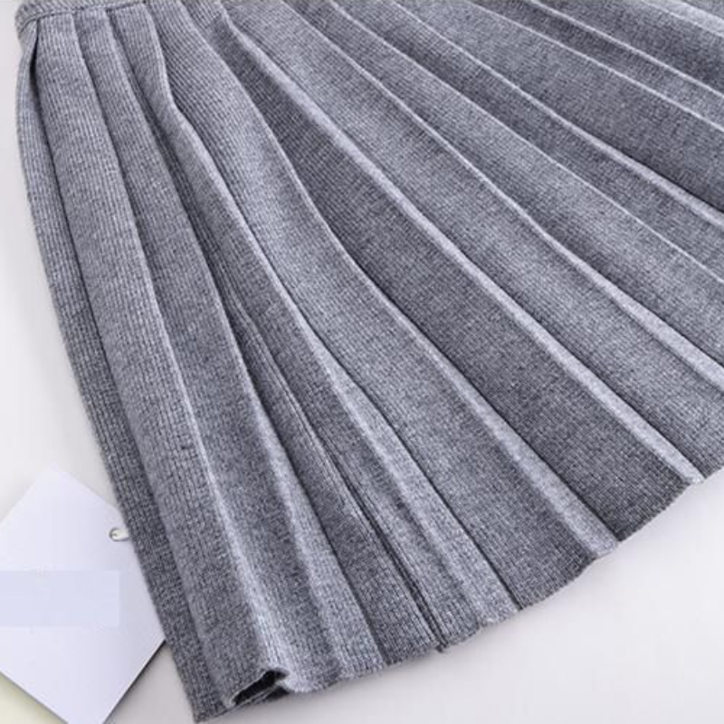 Mini jupe plissée en laine brodée pour femme, mini jupes anti-exposition, chiot polyvalent, haute qualité, mince, mode estivale, Y2k