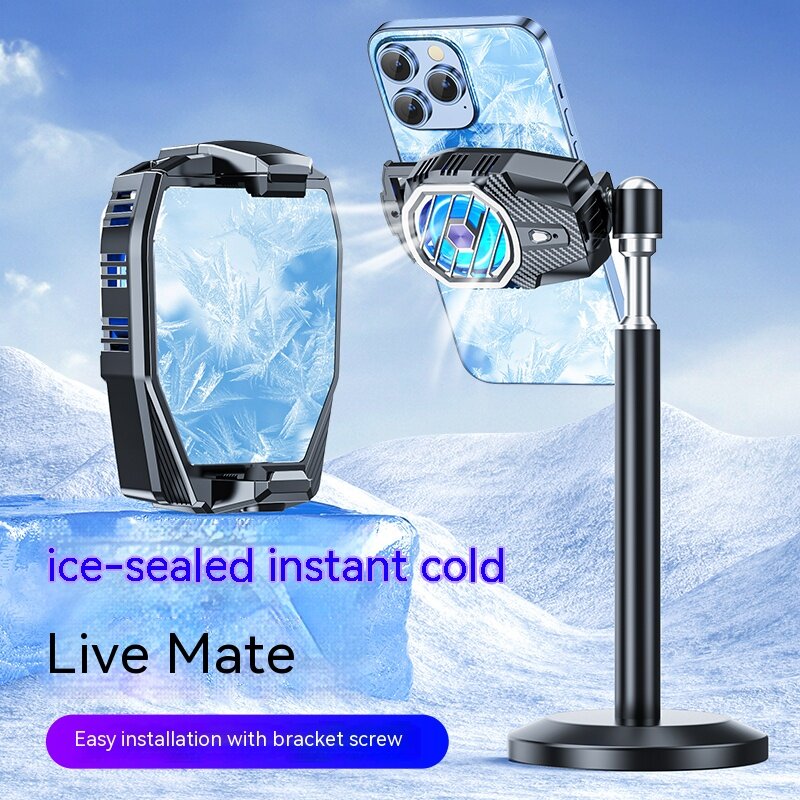 Ventilador de refrigeración para teléfono móvil, radiador de 3 velocidades, sistema de refrigeración para teléfono, disipador de calor portátil para juegos