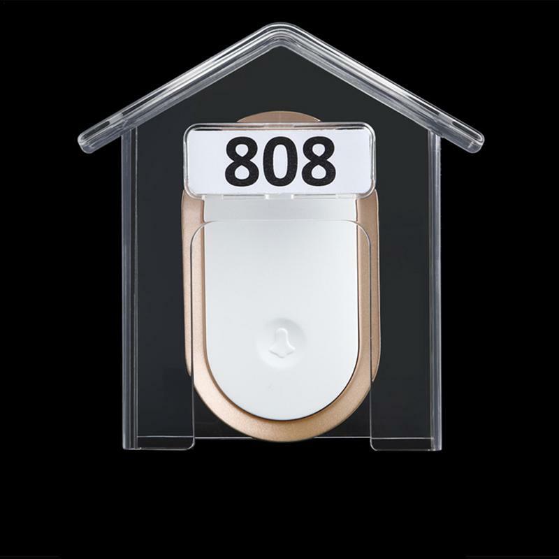 Doorbell Protector Cover House Shape Rain Cover For Doorbells Weather Proof Rain Shield For Door Locks Door Knobs Universal