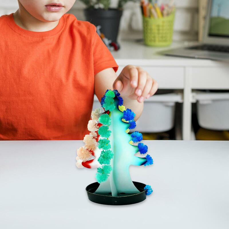 Árbol de Navidad mágico que crece, favores de fiesta, Kits de ciencia, juguetes de Halloween, juguete educativo DIY, decoración de árbol de papel para niños y niñas