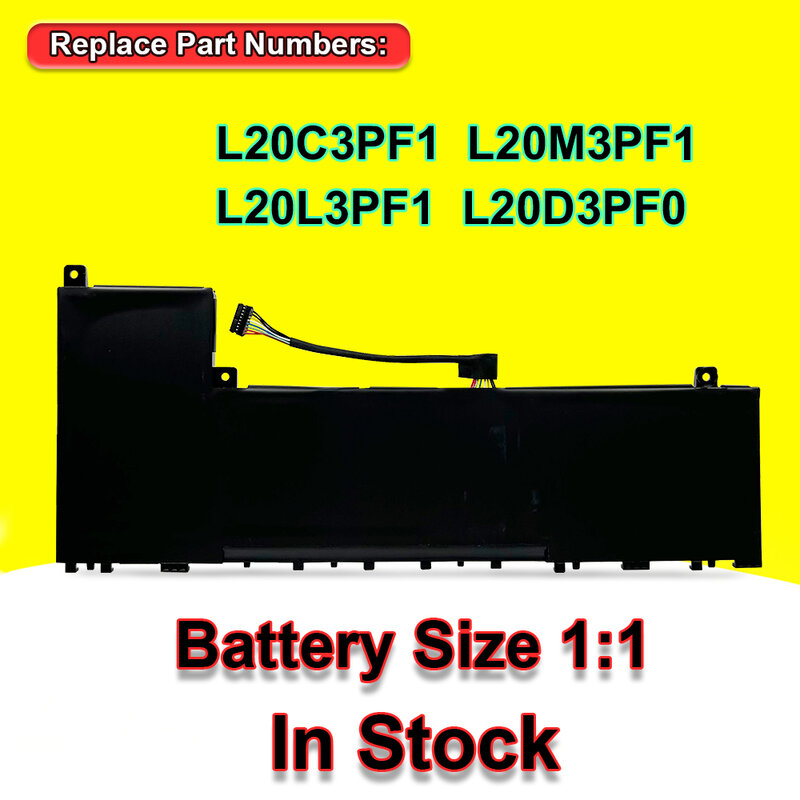 Batería de 11,52 V para ordenador portátil, pila L20M3PF1 de 56,5 Wh para Lenovo Xiaoxin Air14 + ACH ACN ITL 2021 Series L20L3PF1 L20C3PF1 L20D3PF0 SB11B44631