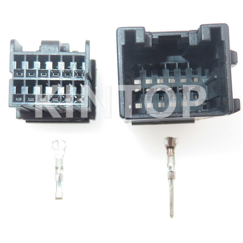 1 Set 12 Pins Car Male Female Unsealed Connector  With Wires 174058-2 174045-2 Auto Electrical Wire Socket With Terminal