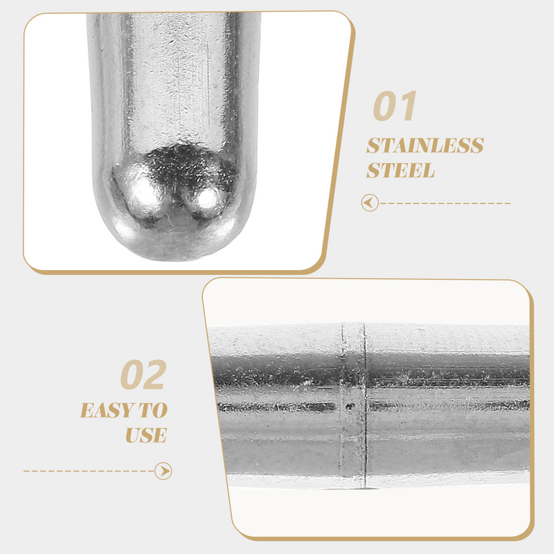 Barra di agitazione magnetica da laboratorio barra in acciaio inossidabile asta di agitazione in metallo per tazza da laboratorio