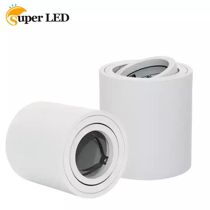 Caixa de encaixe ocular para downlight, Caixa LED, Caixa preto e branco, Quadro de luz de substituição, GU10 e MR16
