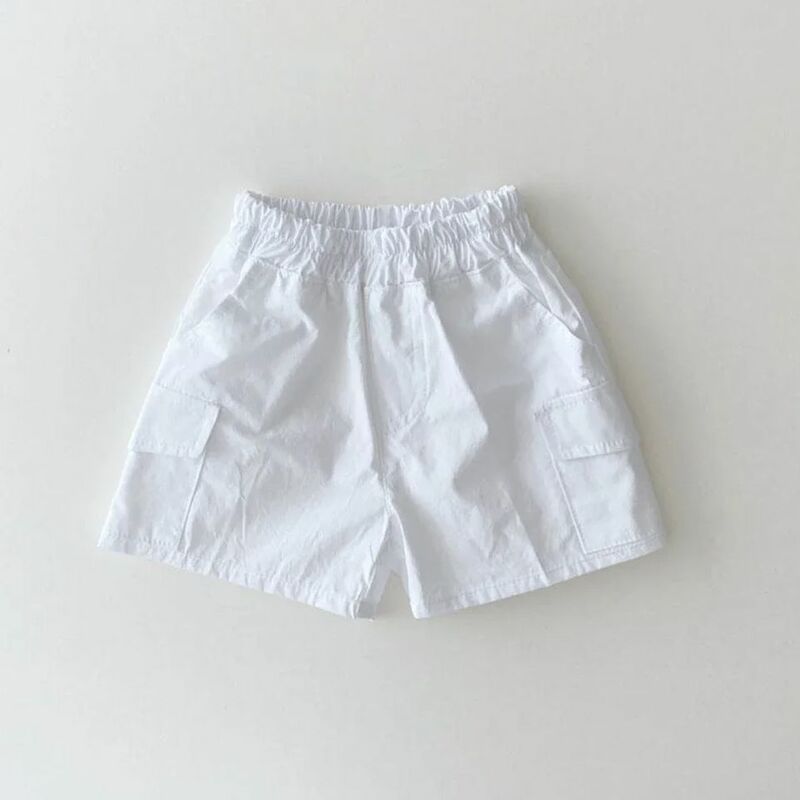 Летние шорты для новорожденных девочек, новинка 2023, тонкие шорты для макарон, повседневная одежда в Корейском стиле для мальчиков и девочек