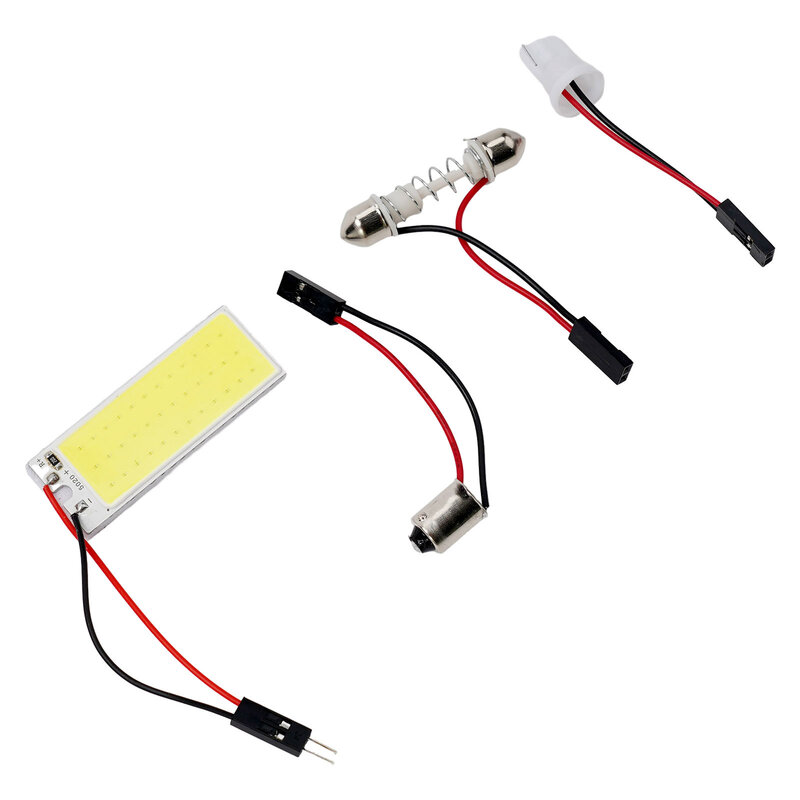 캐빈 라이트 COB LED 라이트 패널, 저전력 소비 플러그 앤 플레이 칩, 차량 내 독서등, 16 개, 24 개, 36/48 개