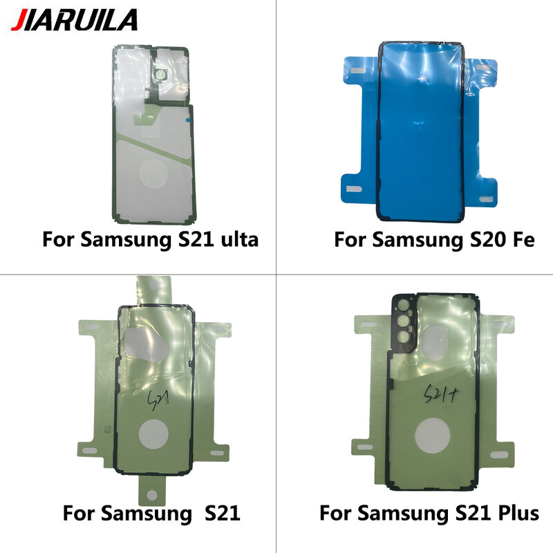 2 шт., водонепроницаемые клейкие наклейки на заднюю крышку Samsung Note 10 20 S20 Fe A20 A30 A50 A60 A70 S20 S21 Ultra Plus