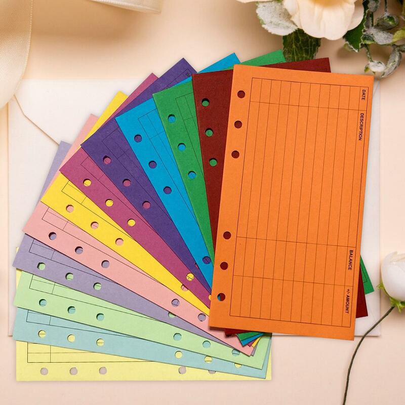 12 Pieces Budget Envelopes Cash Envelopes for Company Cash Budgeting Budgeting Record Binder Cash System Money Saving Challenge