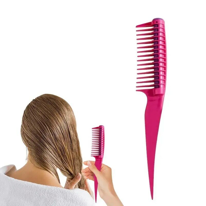 Profesjonalna antysplaciowa i rozczesywająca grzebień farba do włosów narzędzia zapobiegające splicinaniu grzebień dla kobiet rozczepia stylizację fryzjerską