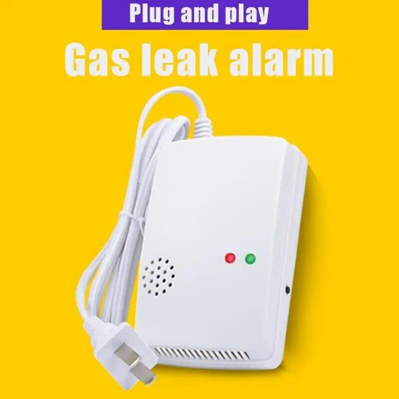 Natural Gas Sensitive Detector Alarm Independent Gas Detector Sensor Wall Hanging Within 1 m from Ceiling Board