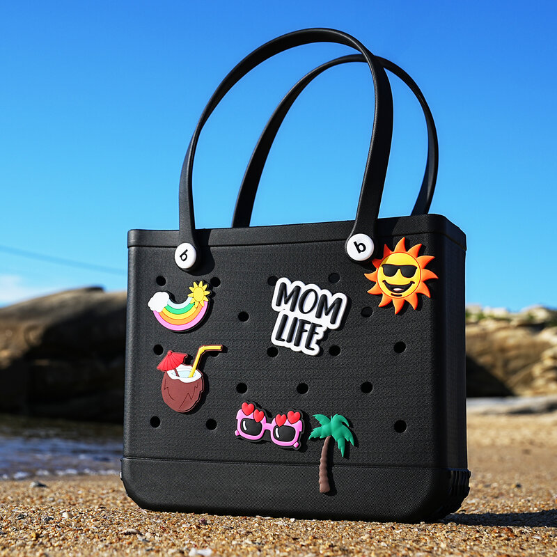 Dijes de bolso para Bogg Bag - 6 piezas, tamaño Universal, bolso de playa de 6 ", insertos de accesorios informales para exteriores