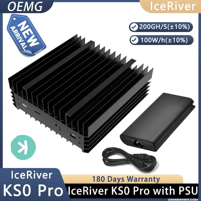ข้อเสนอส่วนลด iceriver Kas KS0 Pro ASIC kapra Miner 200gh/S with PSU