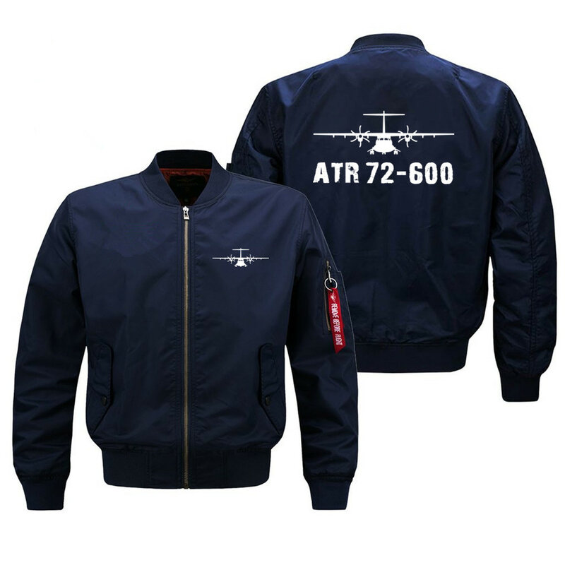 비행사 ATR72-600 조종사 Ma1 봄버 재킷 남성용, 용수철 가을 겨울 재킷 코트