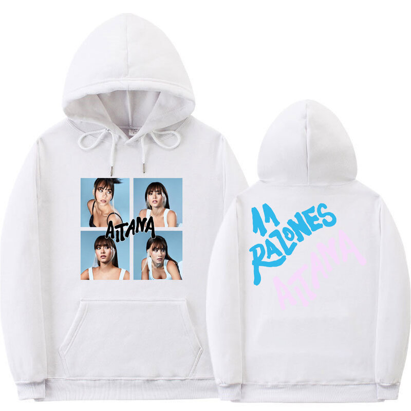 Singer aitana ocana impressão hoodie moletom com capuz moda feminina outono manga longa hoodies oversized harajuku streetwear roupas