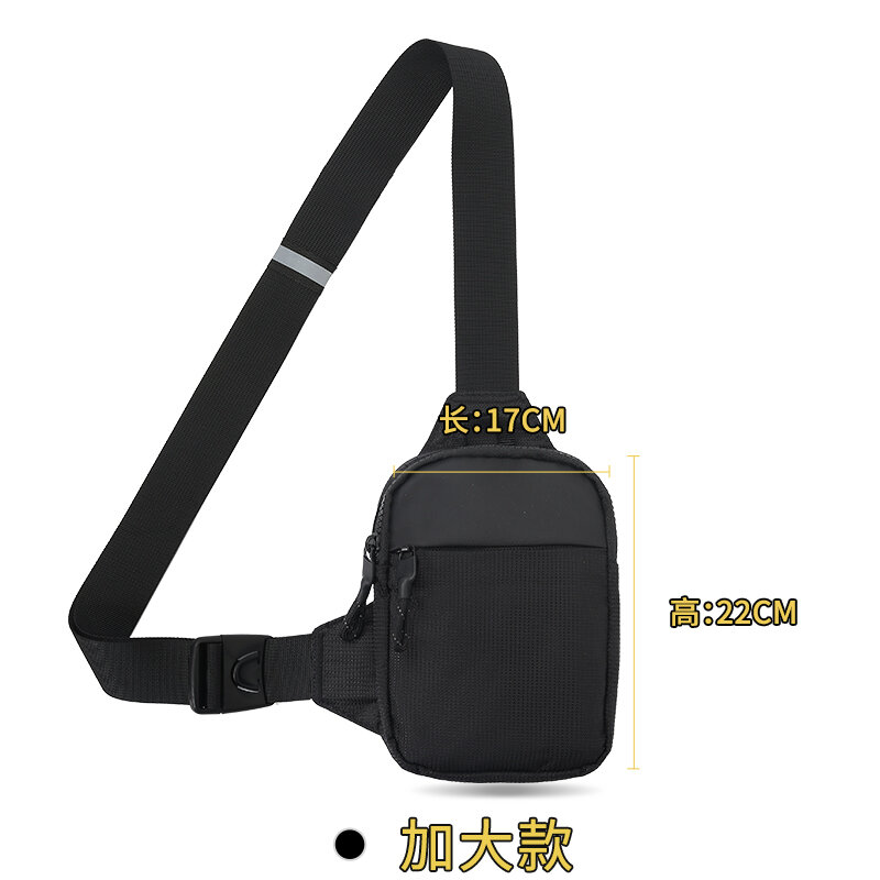 New Sports Chest Bag Men's Ultra-small Mobile Phone Messenger Bag Waist Bag Multi-function Carry-on Bag