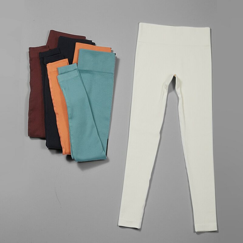 TUNIControl-Pantalon de yoga taille haute sans couture pour femme, collants de course, leggings de sport, gym, fitness