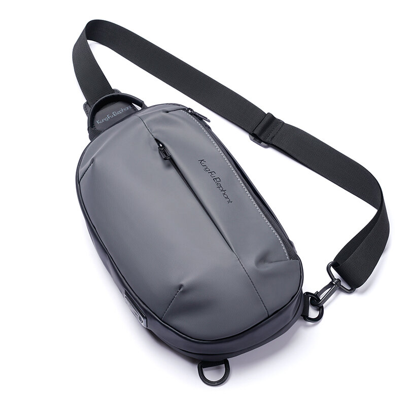 Сумка на плечо Bange Мужская, многофункциональная вместительная нагрудная Сумочка, повседневный водонепроницаемый мессенджер с USB-разъемом, дорожный рюкзак