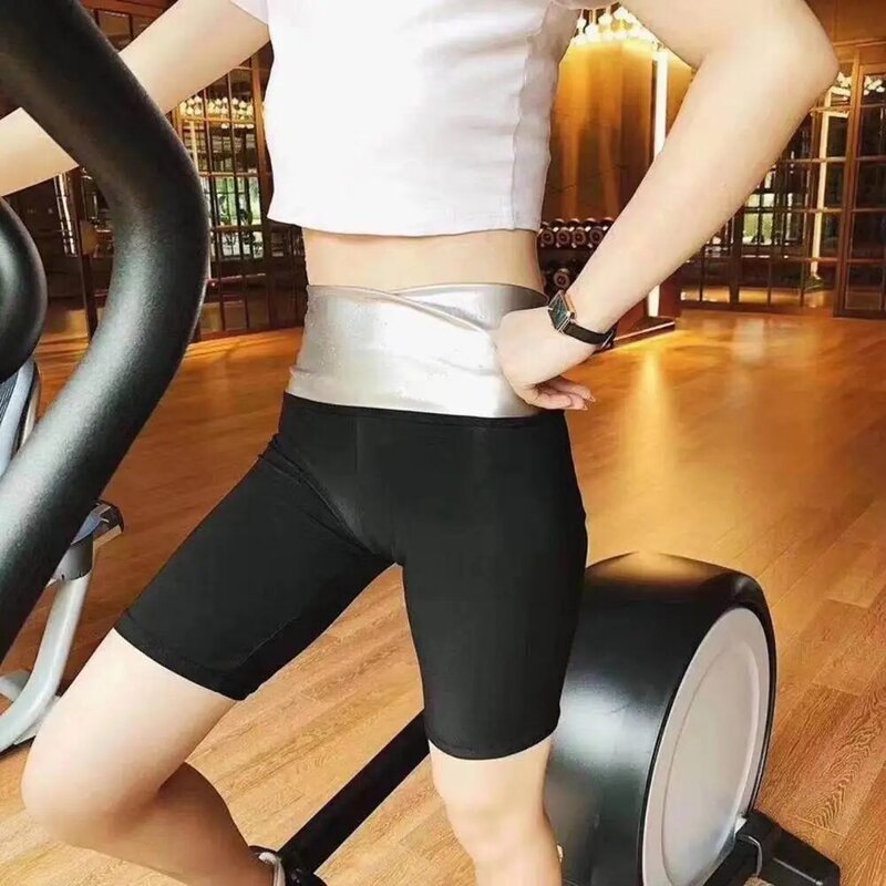 Vrouwen Shorts Strakke Vetverbrandende Sauna Sweat Body Shapers Thermo Vet Controle Legging Fitness Stretch Control Slipje Slanke Shorts