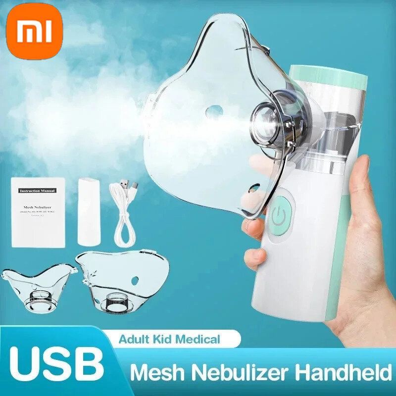 Nebulizator ultradźwiękowy Xiaomi medyczny cichy rozpylacz Nebulizator Inhalator Inhalator nawilżacz Nebulizator