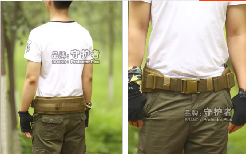 Military fan tactical waistband black eagle special forces multifunctional male outer belt