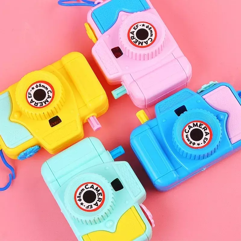 Camera Toy for Children, Cartoon Animal Pattern, Projeção, Brinquedos Educativos, Birthday Party Gifts, 10 Pcs