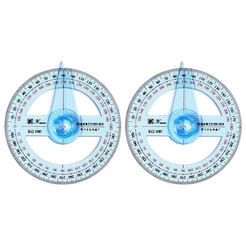 Protractor Cánh Tay 360 Swingcompass Vòng Tròn Độ Minigeometry Clearbullseyetool Thước Góc Định Vị Tròn Con Trỏ Băng Tải