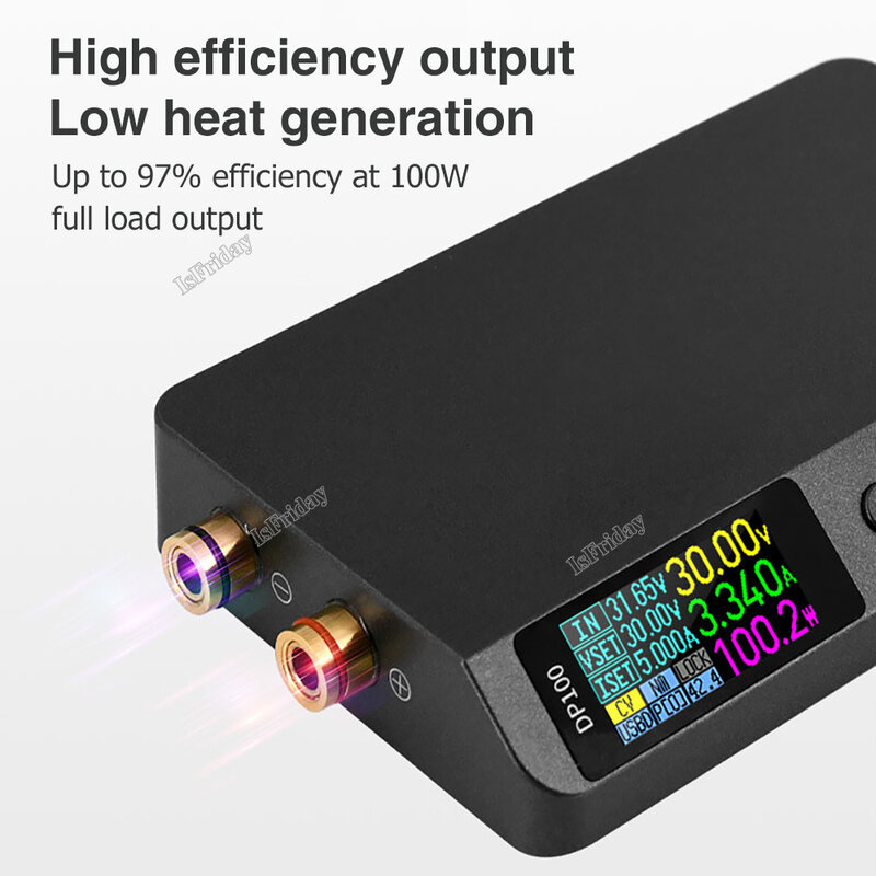 Mini DP100 Lab DC Power Supply 30V 5A 100W tensione stabile regolabile portatile 100W alimentatore digitale a tensione costante