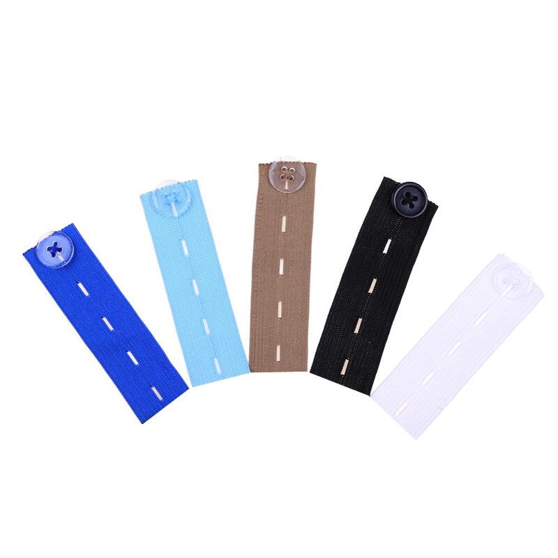 Unisex Ajustador Cintura, Calças Expander, botão Extender, fácil e conveniente, Comprimento 8,3 centímetros, 1 a 4Pcs