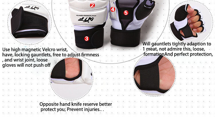 Новые Боксерские перчатки на полпальца, перчатки для тхэквондо, защитные перчатки для ног, карате, муай-тай, тренировочные перчатки для детей и мужчин