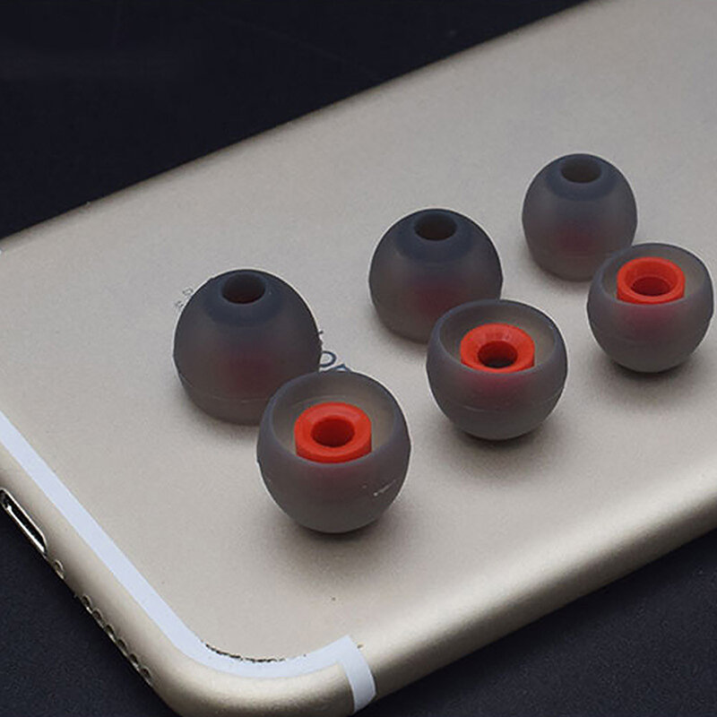 Almohadillas de silicona para auriculares, accesorios para auriculares, 2 pares
