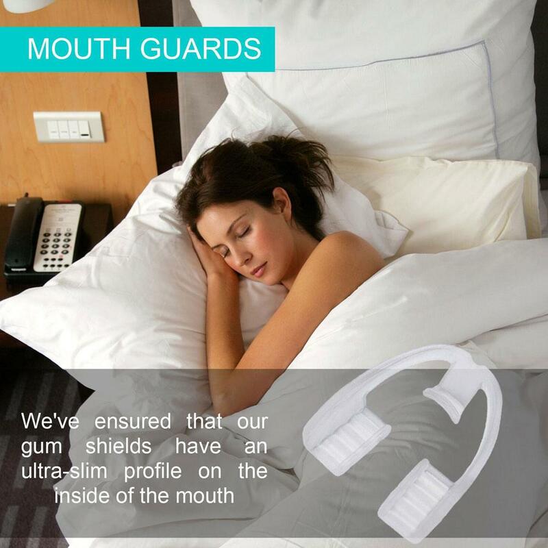 1pc Anti-snoring Night Sleep Mouth Guard Eliminate Snore Stop Grinding Anti Teeth Body Mouthpiece Bruxism Aid Snoring Care W4c7