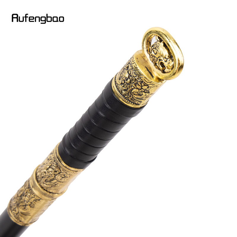 Золотая, черная ручка дракона, стимпанк, модная трость для ходьбы, трость для джентльмена, роскошная ручка-трость, трость для ходьбы, 96 см