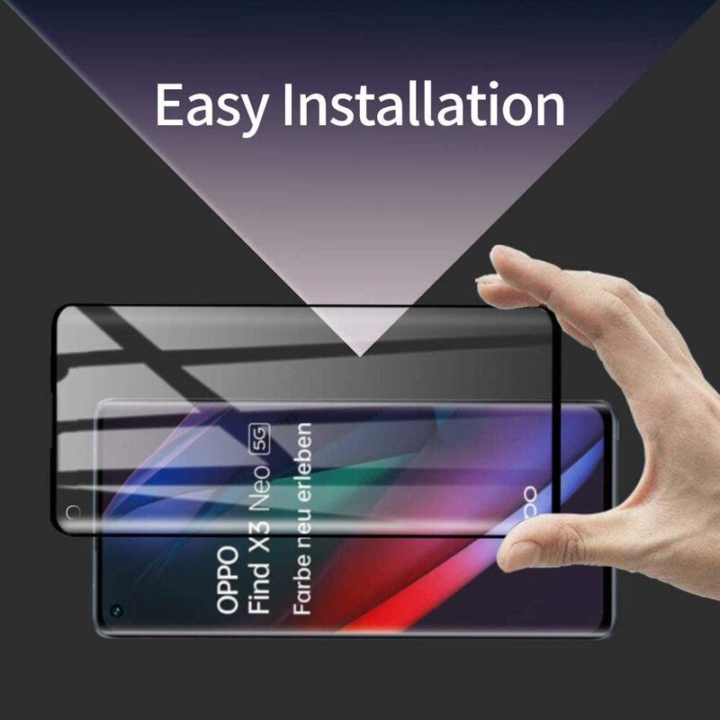 2/4Pcs Tempered Glass For OPPO Find X3 Neo X3 Pro X5 Pro 3D Screen Protector Glass Film