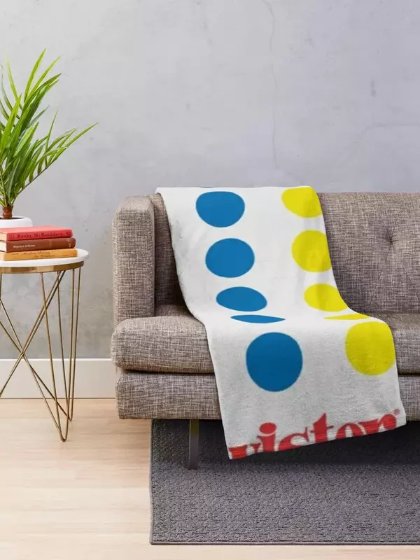La coperta da gioco Twister coperta da tiro per divano Plaid sottile letto regalo personalizzato coperte a quadri