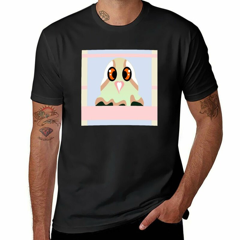 T-shirt blanc pigeon keeping pour hommes, garçons, graphiques, grandes tailles
