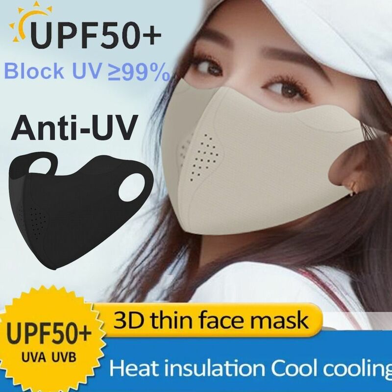 Sonnenschutz Gesichts maske Mode Eis Seide Upf50 Gesichts schutz Anti-UV-Sonnenschutz Sonnenschutz Maske Sommer