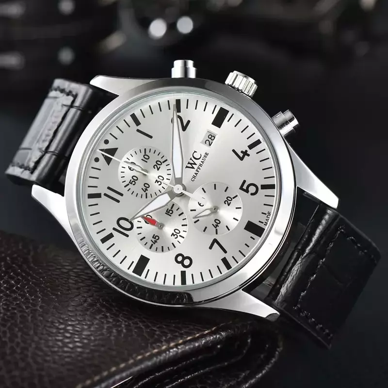 2024 vendita calda AAA orologi per uomo Luxury Top Gun Style Automatic Date orologio da polso multifunzione Business cronografo orologi maschili