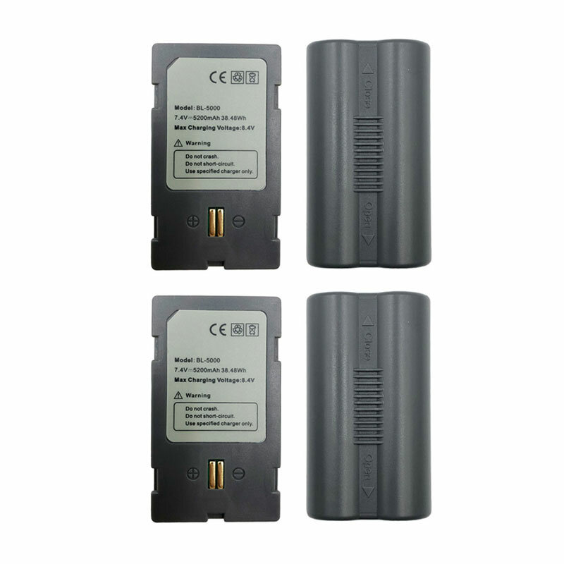 Bateria do instrumento de levantamento para Hi-target, BL-5000, V30, V60, V90, H32, A8, F66, GPS, RTK, GNSS, 7.4V, 5200mAh, 4pcs