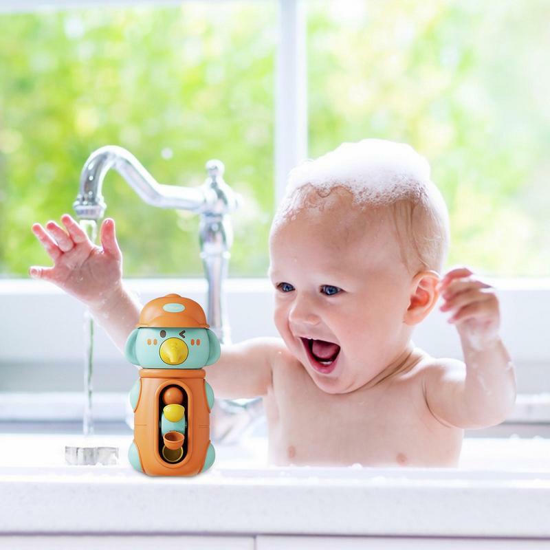Giocattoli da bagno giochi con ruota d'acqua rotante per bambini anatra elefante Baby Shower giocattolo da bagno animale Spray doccia irrigatore giocattolo per bambini