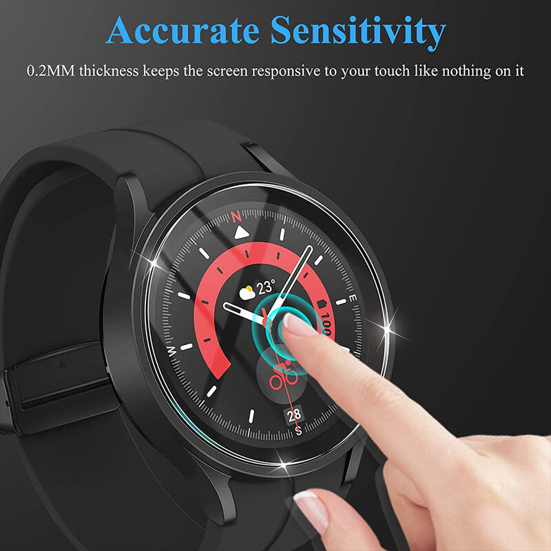 Tempered Glass For Samsung Galaxy watch  5 Pro  45mm Screen Protector Anti-Scratch For Galaxy Watch 5 Pro 45mm Protective film