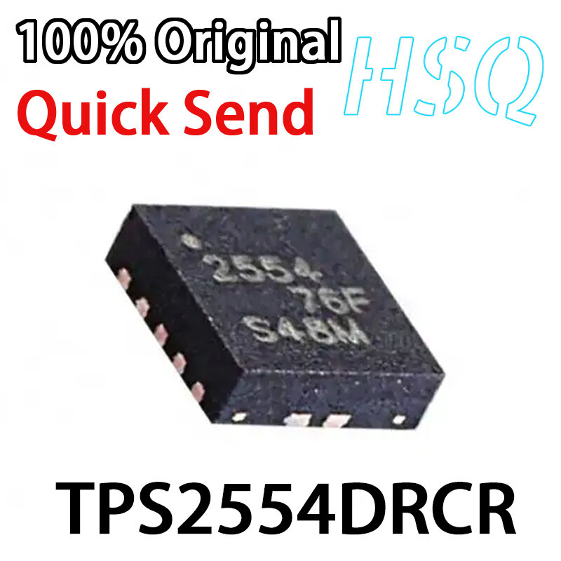 1 szt. TPS2554DRCR sitodruk 2554 TPS2554 opakowanie DFN10 moc przełącznik elektroniczny oryginał