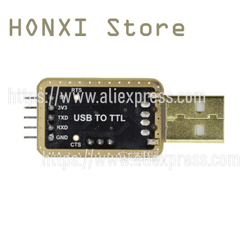 Module USB Tyrans Local Gold CH340E, tourner un port série en neuf, flash de mise à niveau sur la ligne de téléchargement STC, 340G, 1PC