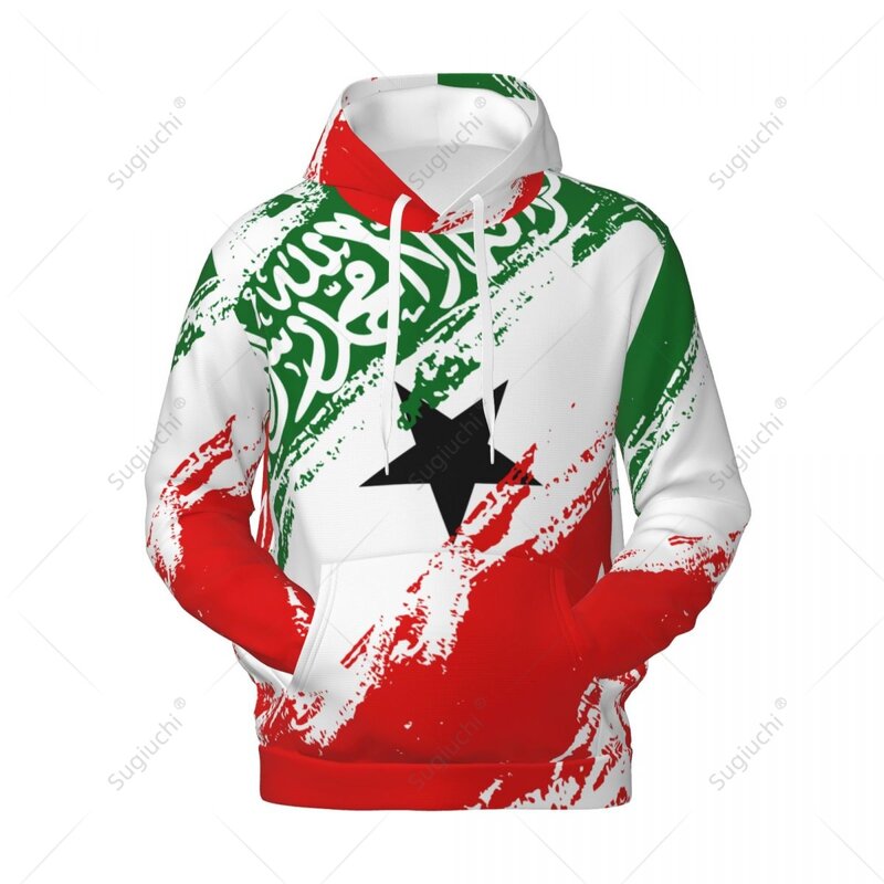 Somaliland Feel-Sweat à capuche unisexe pour hommes et femmes, pull Harajuku, sweats à capuche décontractés en polyester, document 3D