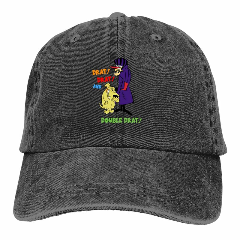 Gorra de béisbol lavada para hombre, sombrero de dibujos animados Vintage, camionero, Snapback, vaquero, sombrero de papá, cracky Races, sombreros de Golf