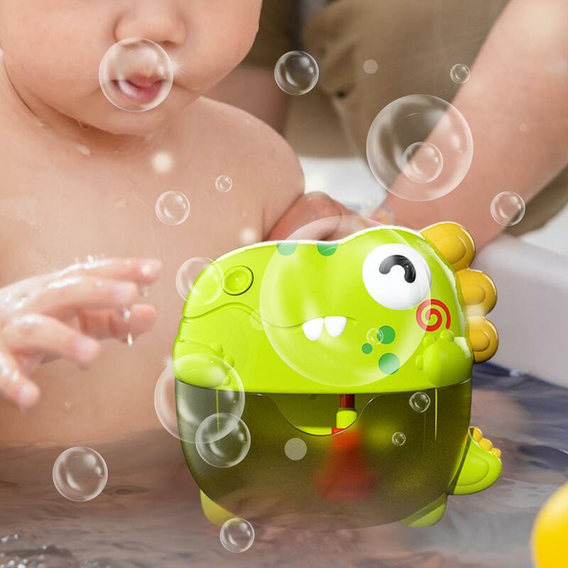 Dinosaur Bathtub Bubble Maker, Brinquedo do banho para meninos, Bebê